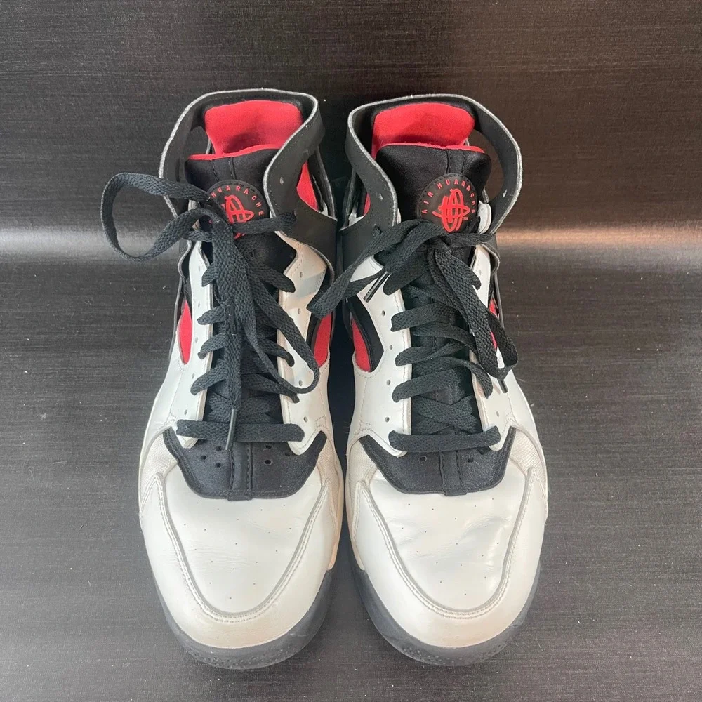 Nike Air Huarache Photon‎ Dust Men's 11 White Black Red Basketball Shoes FJ3455